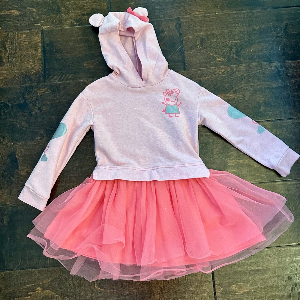 Adorable Pink Peppa Pig Tutu Dress (4T)